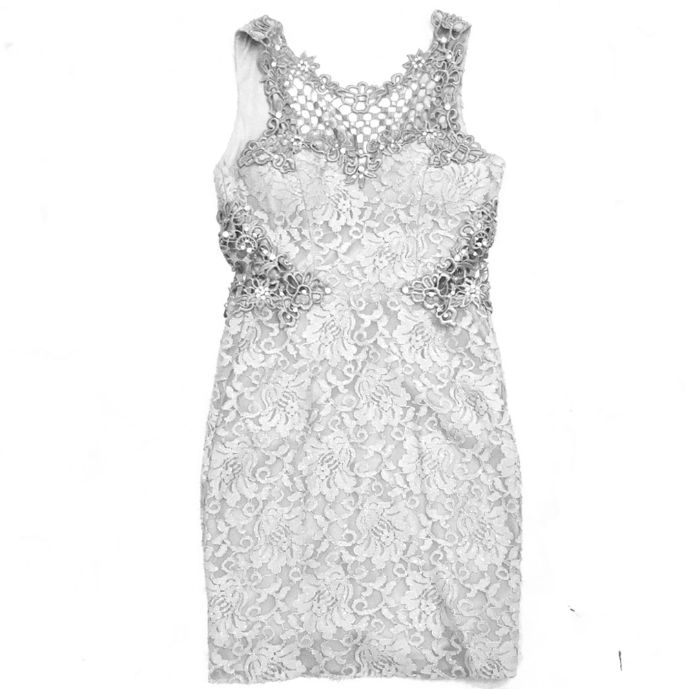 Form-fitting homecoming dress